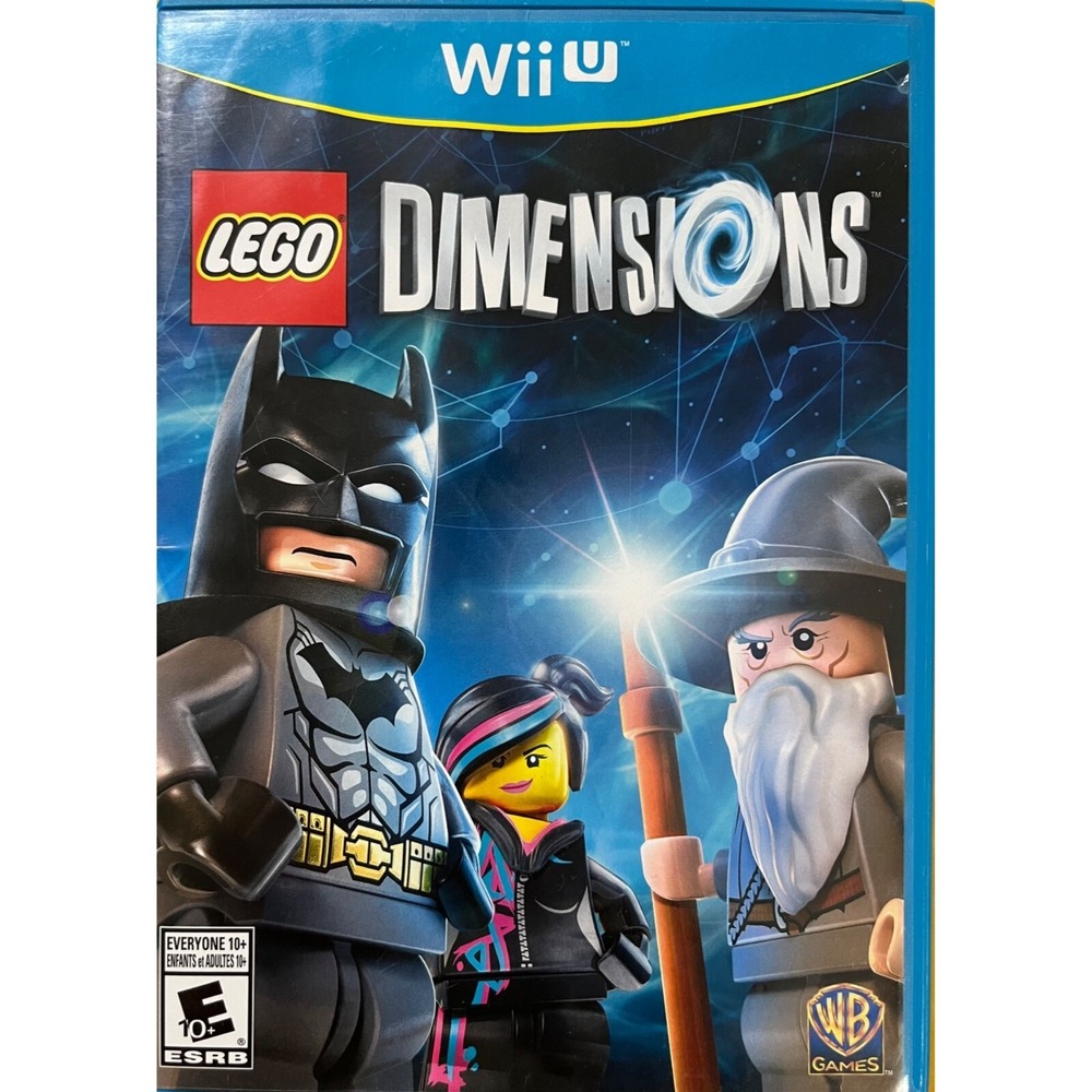 LEGO‎ Dimensions Video Game for Nintendo Wii U Complete Case Disc Untested